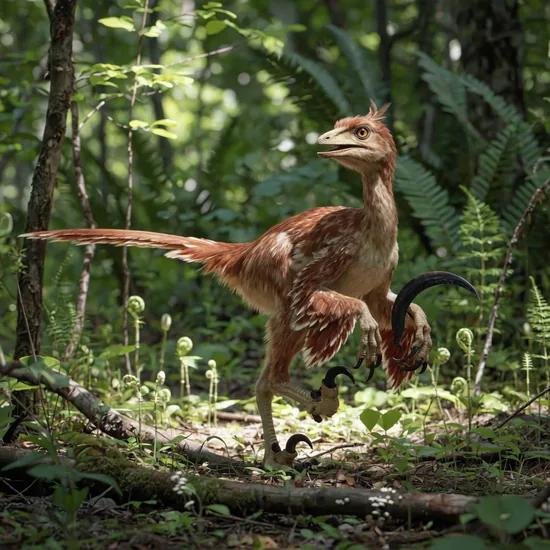 Deinonychus, the agile raptor named for the large sickle claw on each foot