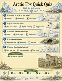 Arctic fox quick quiz