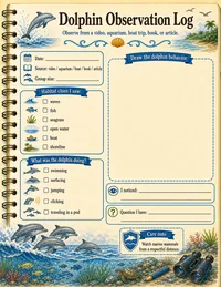 Dolphin observation log