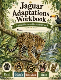 Jaguar Adaptations printable workbook