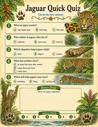 Jaguar quick quiz
