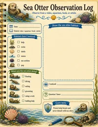 Sea otter observation log