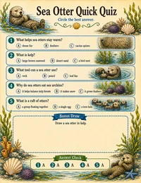 Sea otter quick quiz