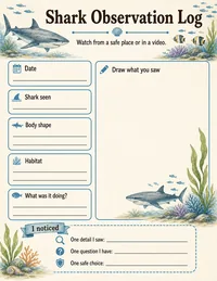 Shark observation log
