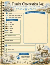 Tundra observation log